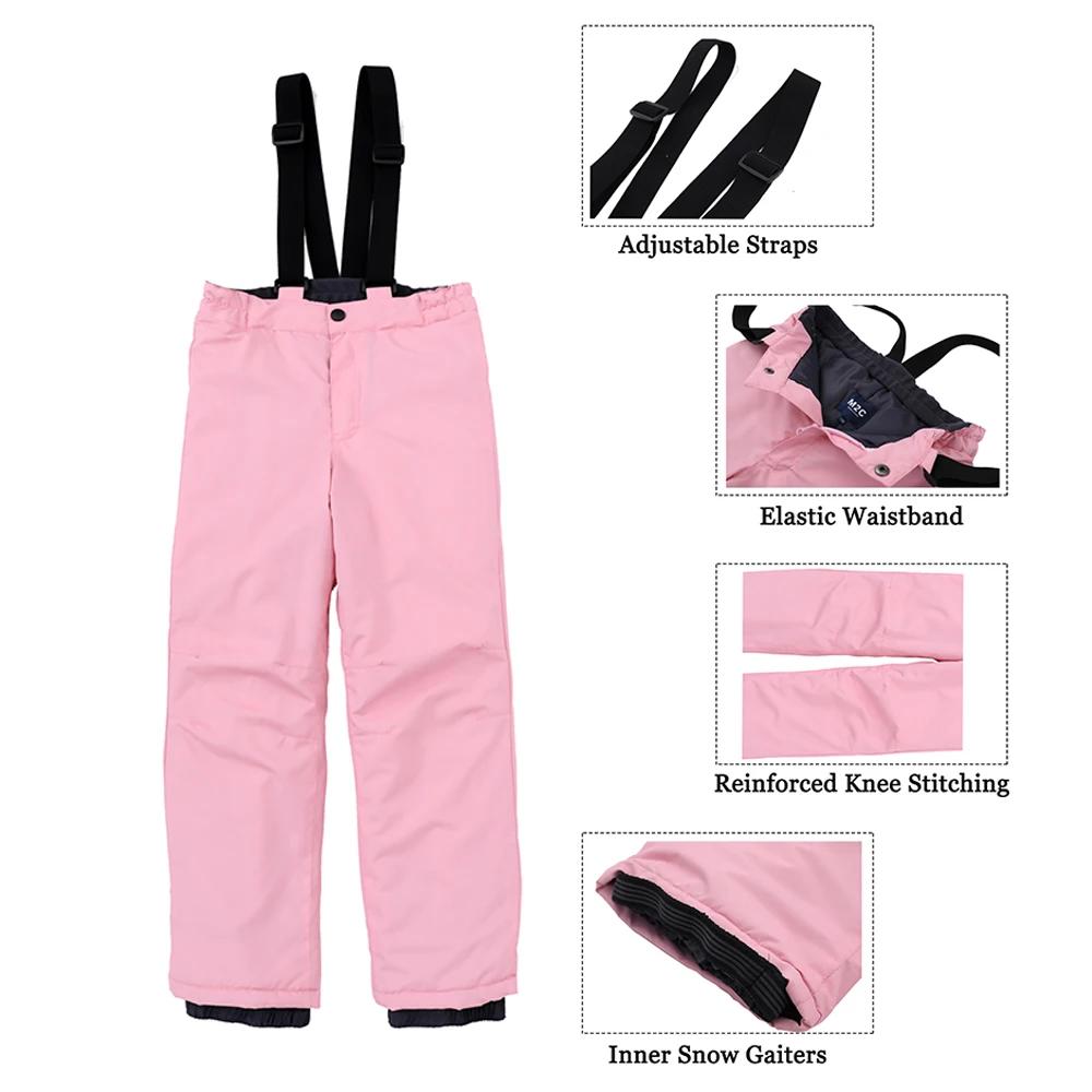 Combinaisons de Ski pour enfants, filles et garçons, manteau de Snowboard, pantalon, imperméable, co