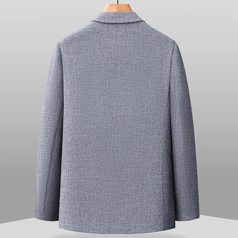 Veste de costume élégante et décontractée pour homme, en soie jacquard de haute qualité, offrant une