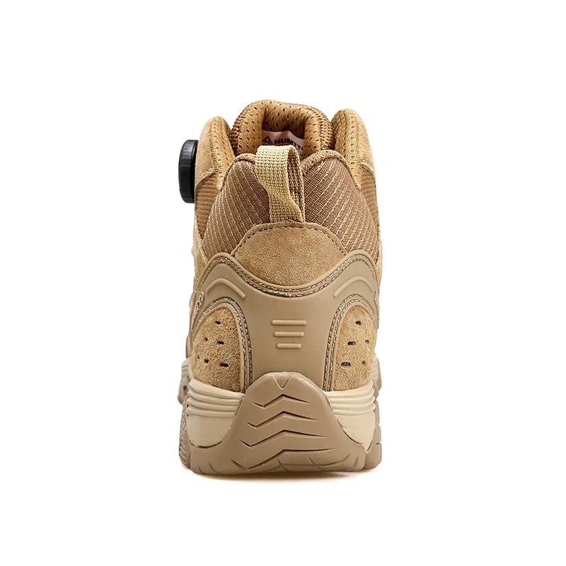 HUMTTO – bottes de randonnée en cuir imperméables pour hommes, chaussures d'extérieur, de sport, d'e
