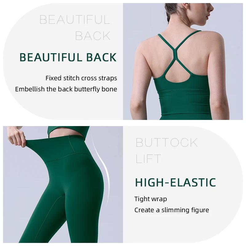 2 pièces vêtements de Yoga survêtement pour femmes vêtements de sport Pilates Fitness costume gymnas