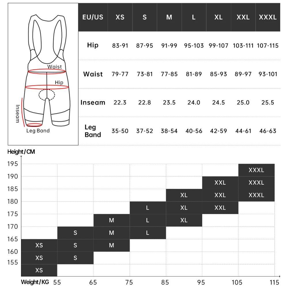 RION Elastic Interface® Paris HP Shorts de cyclisme pour hommes, collants rembourré pour vélo de rou