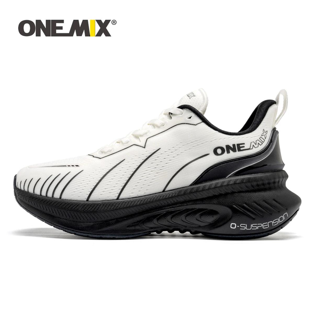 Chaussures de course ONEMIX pour coureurs lourds - Amorti et antidérapant en plein air