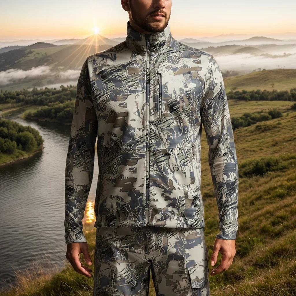 Ainfad-Gilet de chasse imperméable et coupe-vent Solomon pour hommes, vêtements de plein air