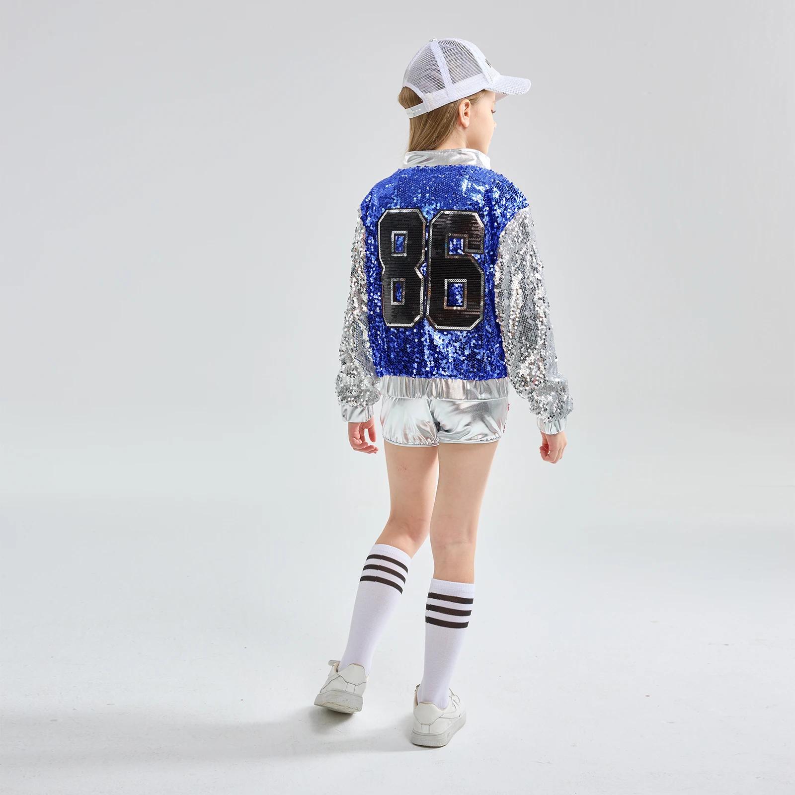 LOLParquet-Costume de brevà Paillettes pour Bol, Robes de brevJazz Hip Hop, Tenues Modernes de Phtal