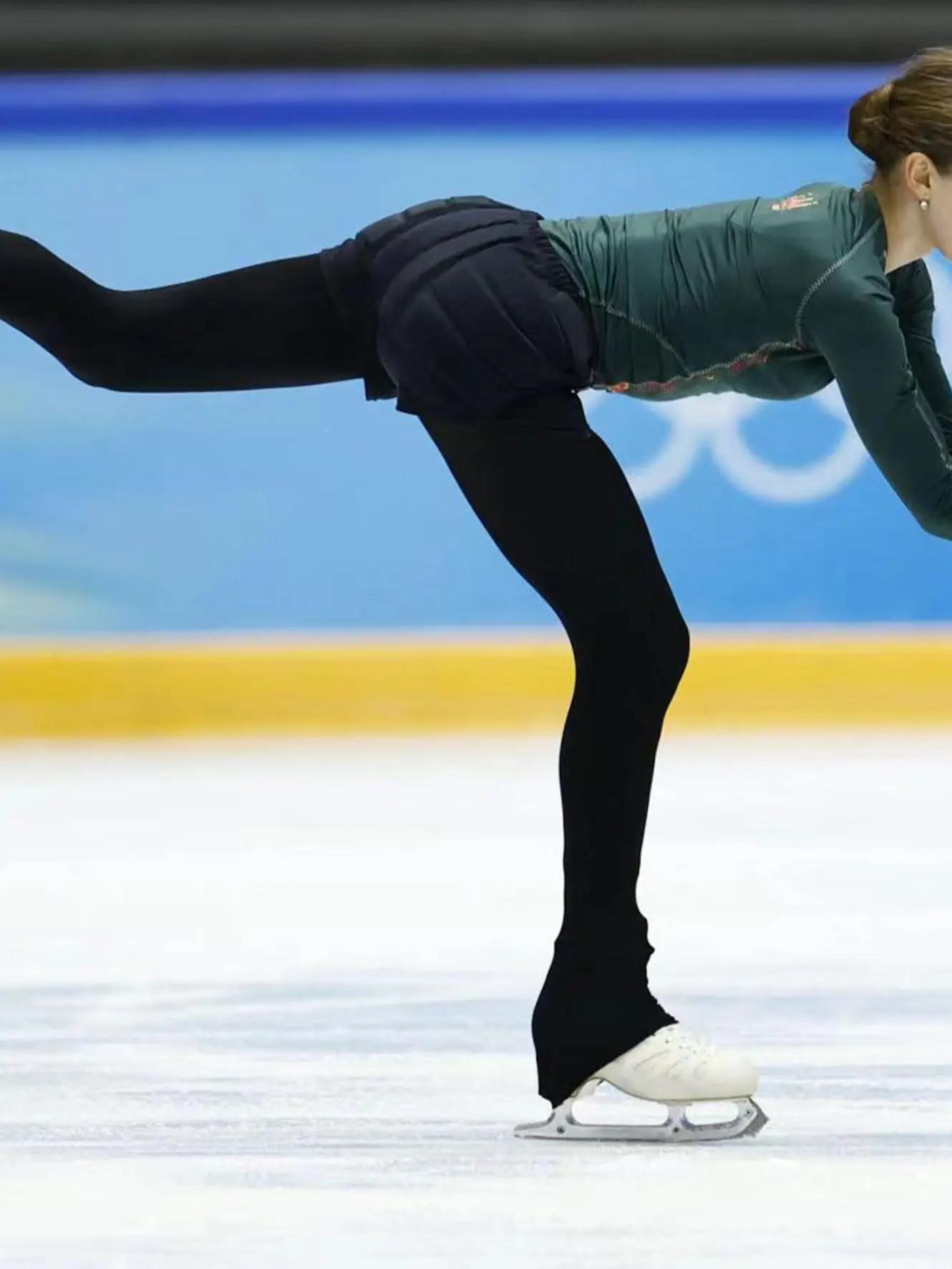 AVIVOR Short de patinage artistique rembourré, coussinets crash pour hanches et CÔTÉ cyx, sports de
