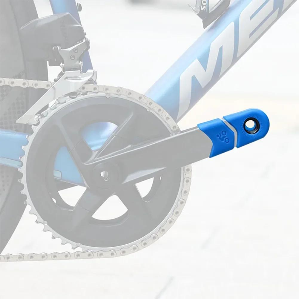 2/4 pièces Capuchons de protection en silicone pour manivelle de vélo, pour pédalier de VTT, accesso
