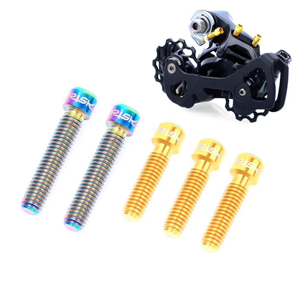 Risque M4 * 13.5/M4x20mm, boulons de dérailleur avant/arrière en alliage de titane pour vélo vtt XT
