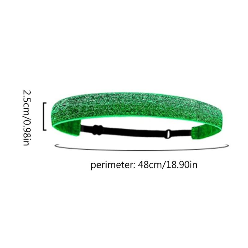 Bandes cheveux réglables à antidérapantes, bandeaux sport pour filles, bandeau gymnastique football