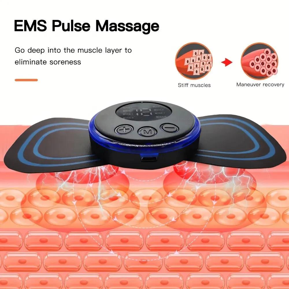 Ohio eur de cou aste avec télécommande, 8 modes, EMS, faible impulsion morte, instituts de relaxatio