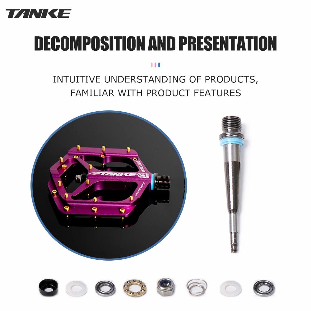 TANKE TP-50 pédales Sepeda vtt alliage d'aluminium pédale de vélo antidérapante pédale de vélo pédal