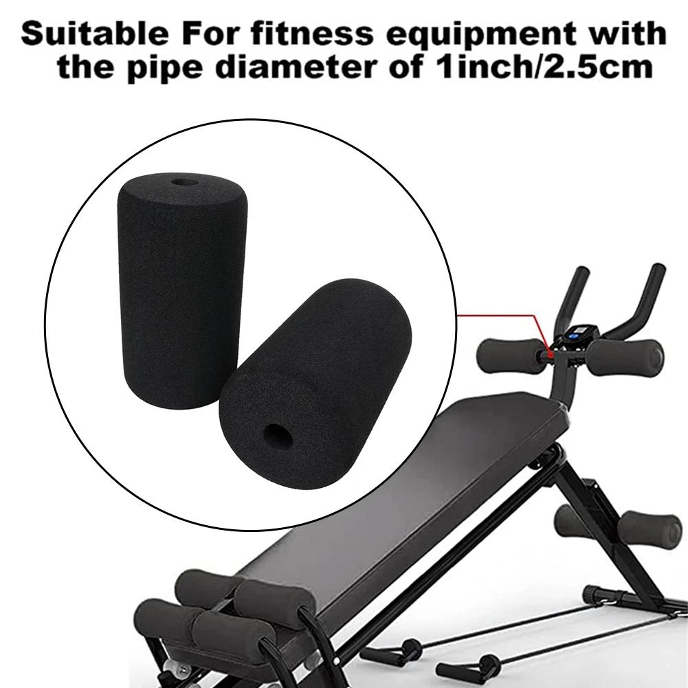 Coussinets de mousse pour pieds, 2 pièces, rouleaux de mousse noirs de remplacement pour Extension d