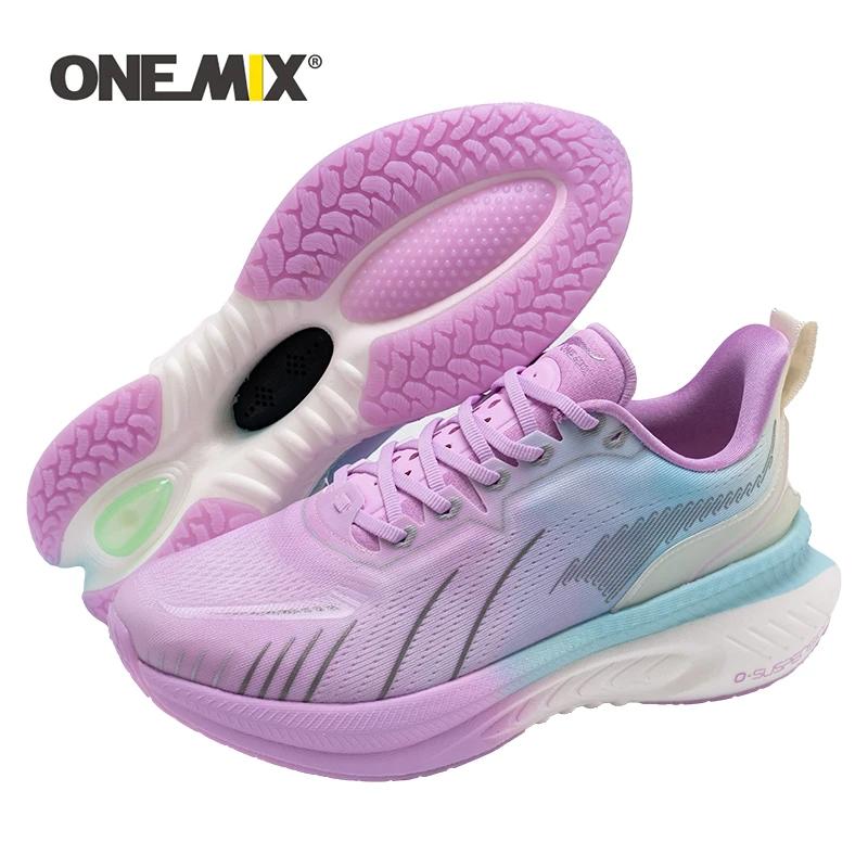 ONEMIX-Chaussures de course pour femmes, baskets d'extérieur, de sport, d'athlétisme, de gym, de fit