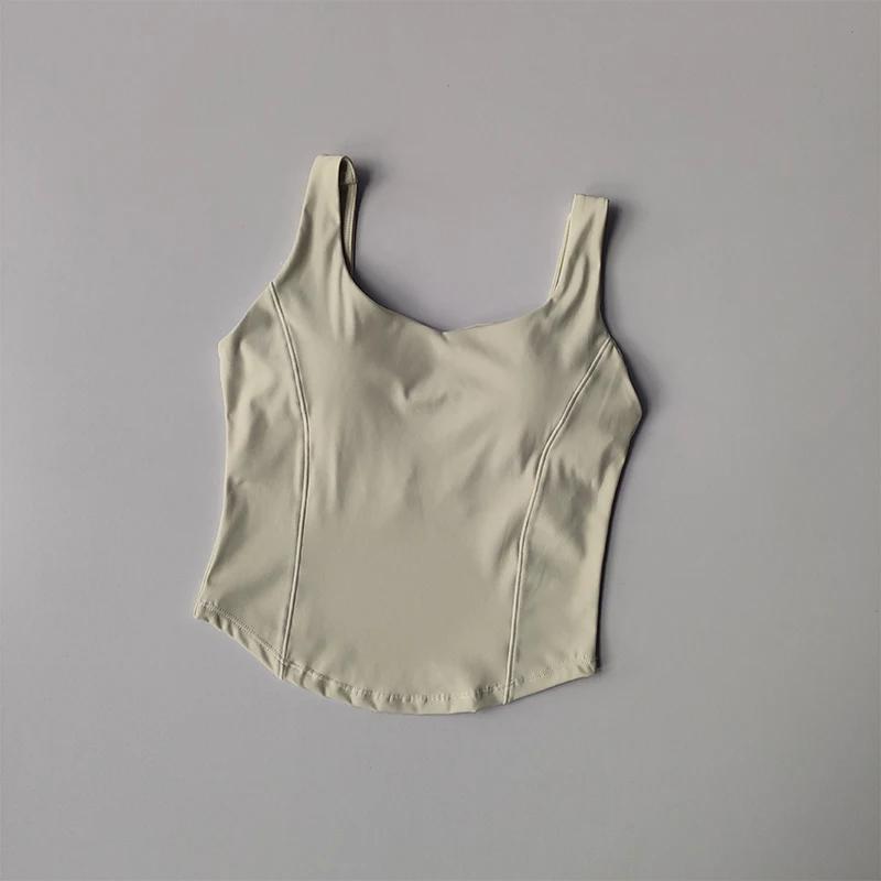 Débardeur fitness femme dos haute résistance - Soutien-gorge sport antichoc yoga élasticité
