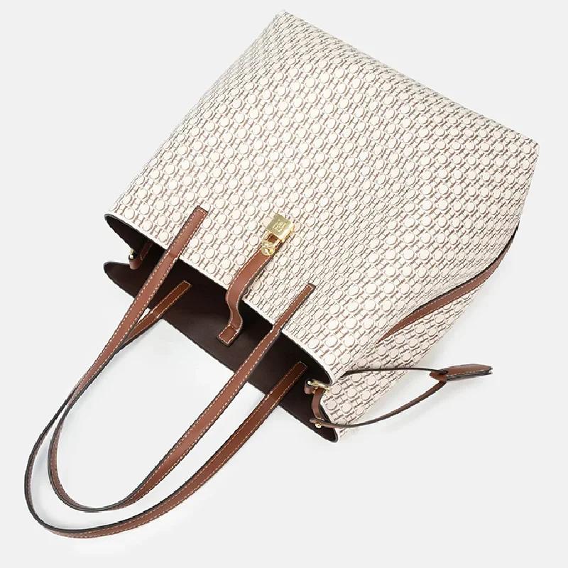 CH – sac à bandoulière essentiel de grande capacité pour femmes, Design multifonctionnel imprimé ave