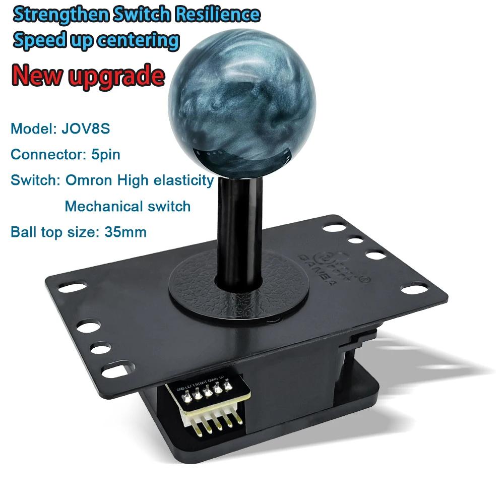 Qanba – arbres de Joystick d'arcade mécanique par gravité, levier silencieux JOV8S JCV8, accessoires