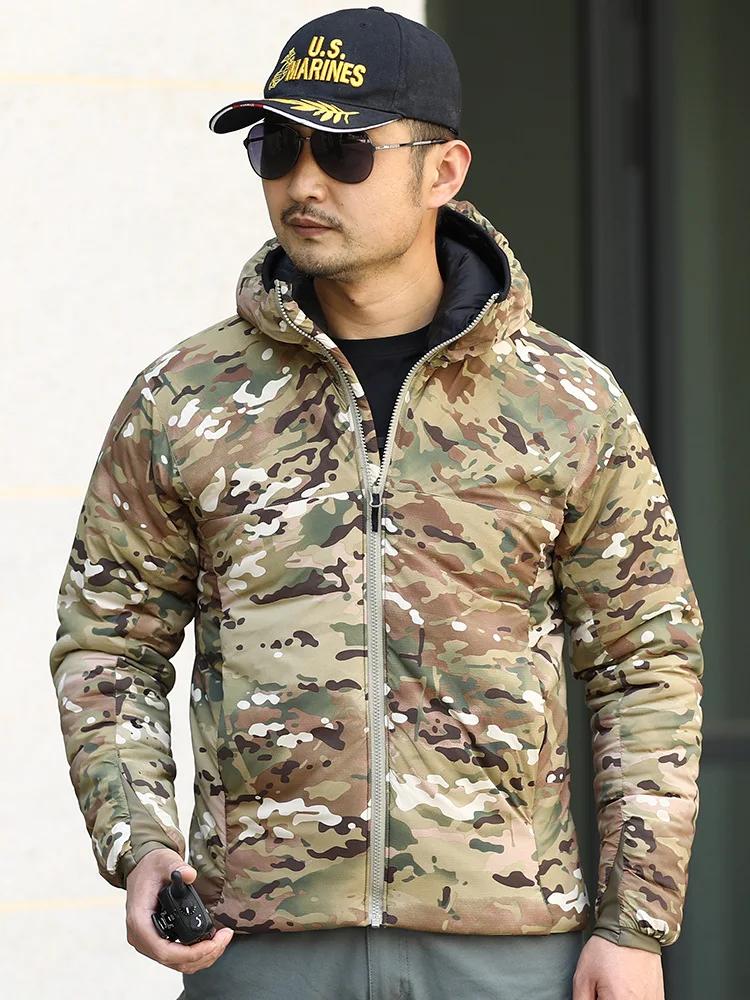 Veste tactique de camouflage militaire ultralégère et imperméable pour homme, manteau polaire coupe-