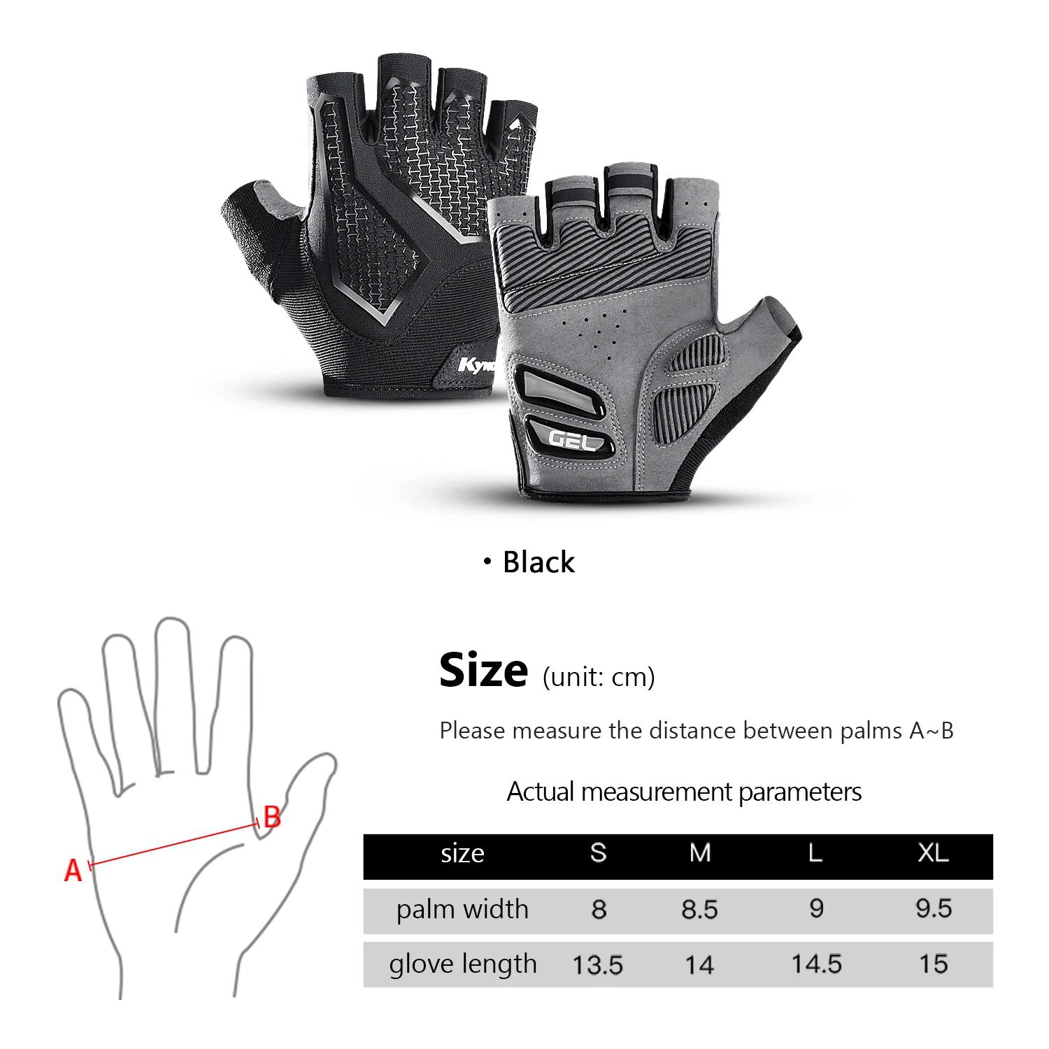 Gants de cyclisme demi-doigt pour hommes et femmes, en Silicone liquide, absorbant les chocs, respir