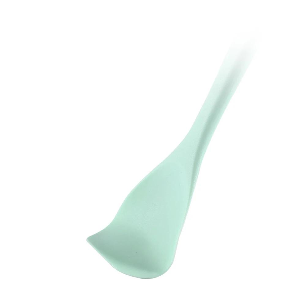 Pelle à tête plate en silicone intégrée, cuillère à salade, pot antiadhésif, spatule, ustensiles de