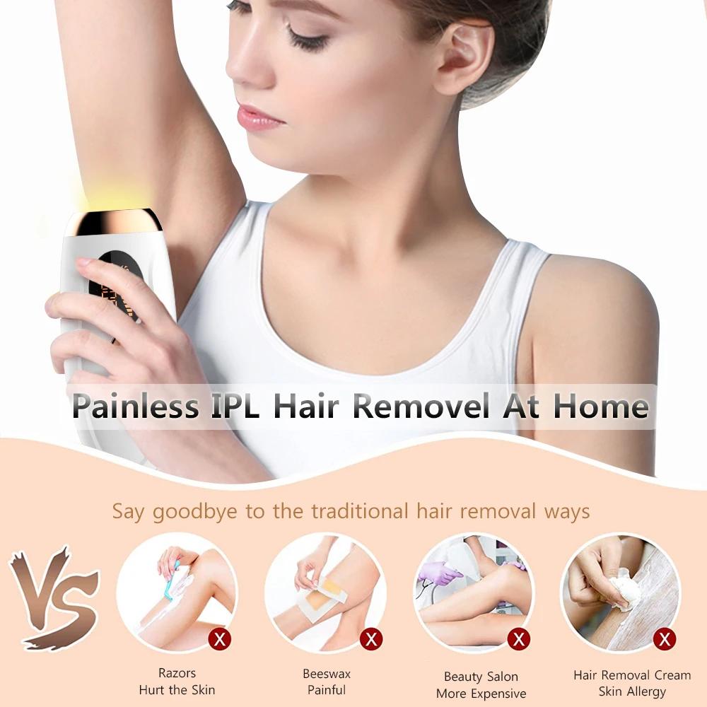 999999 Flashes épilateur Laser pour femmes hommes corps Bikini jambes bras aisselles épilation ind