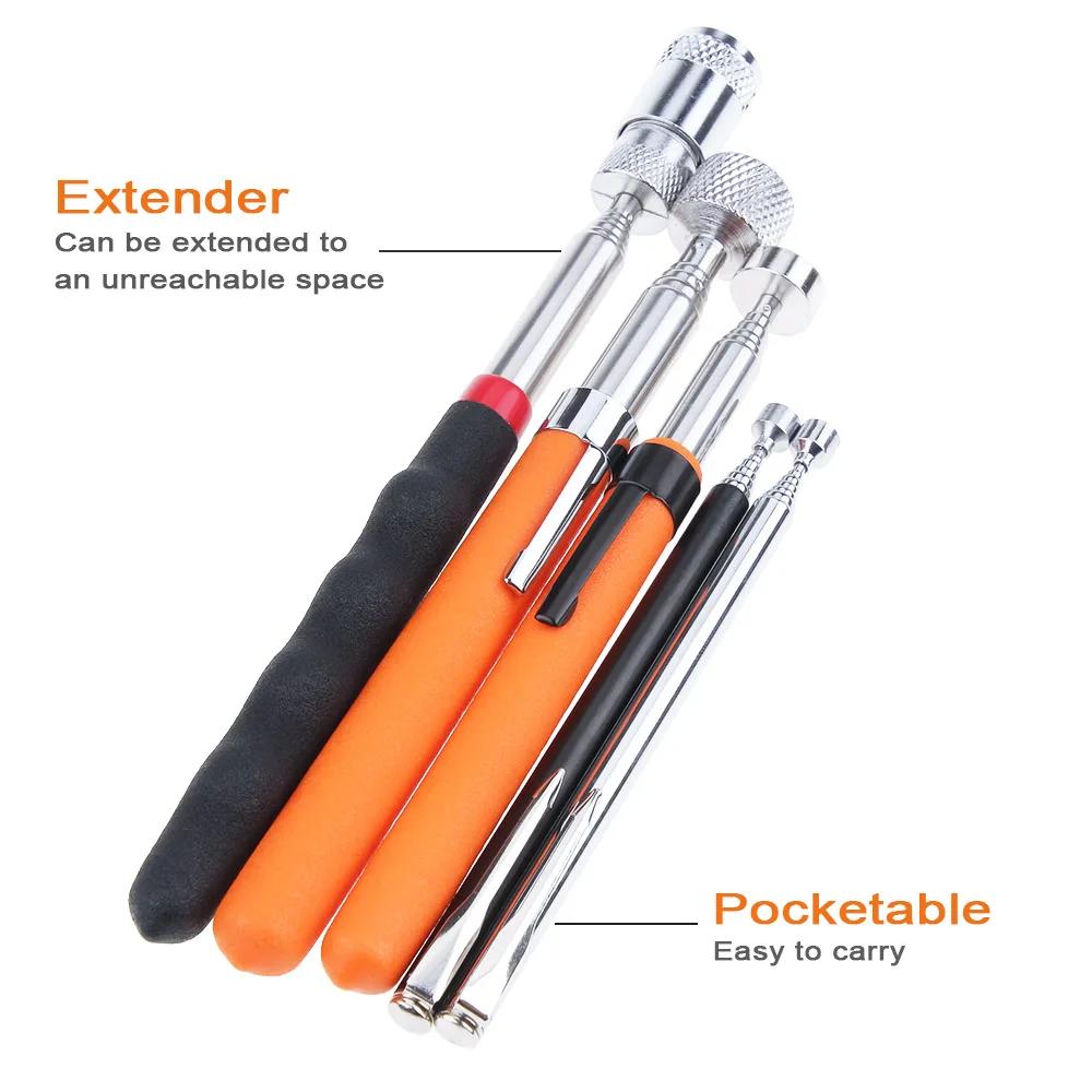 Mini stylo magnétique télescopique Portable, outil pratique, capacité pour ramasser des boulons d'éc