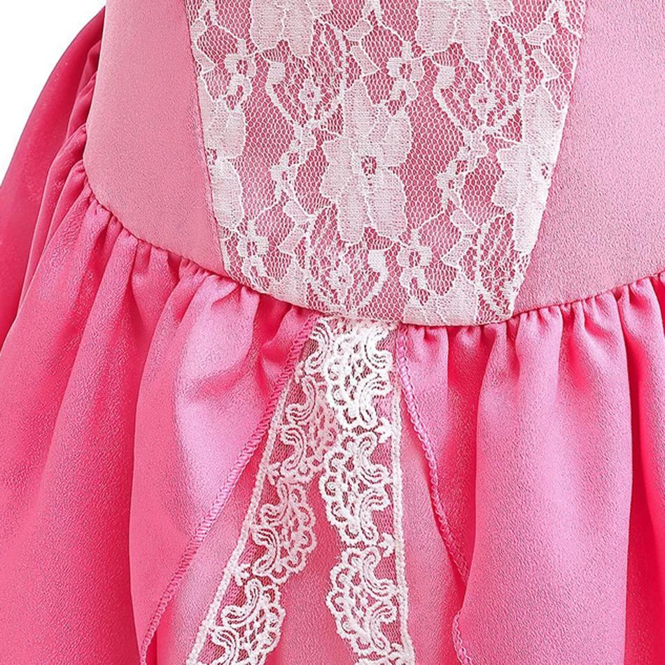 Costume de princesse pêche avec lumière LED pour tout-petit, jeu d'anniversaire, robe de jeu pour fi