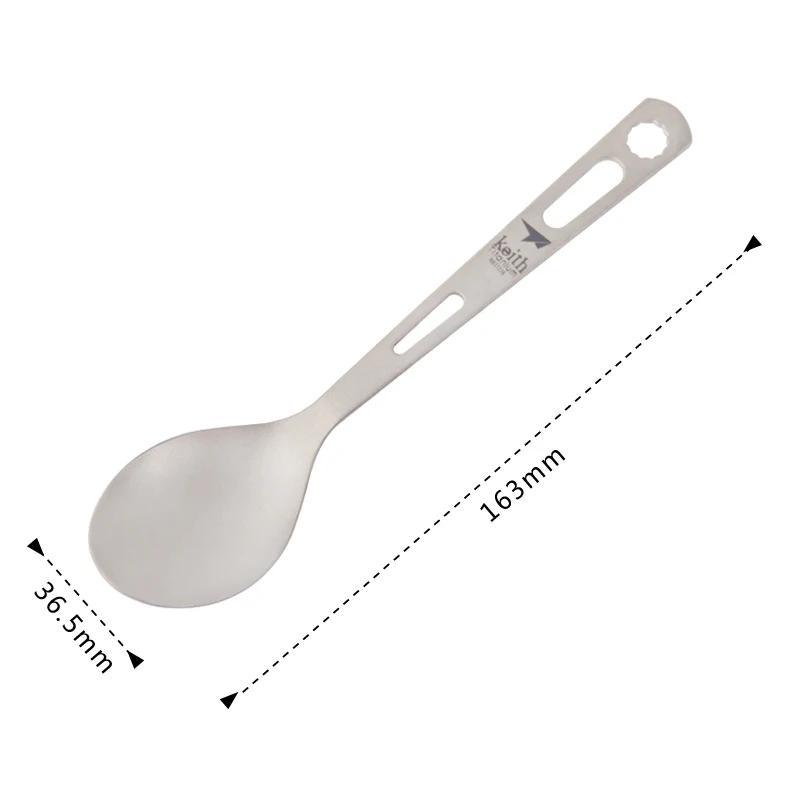 Pamono-Ensemble de cuisine en titane, couteau, fourchette, cuillère, portable, ultraléger, pique-niq