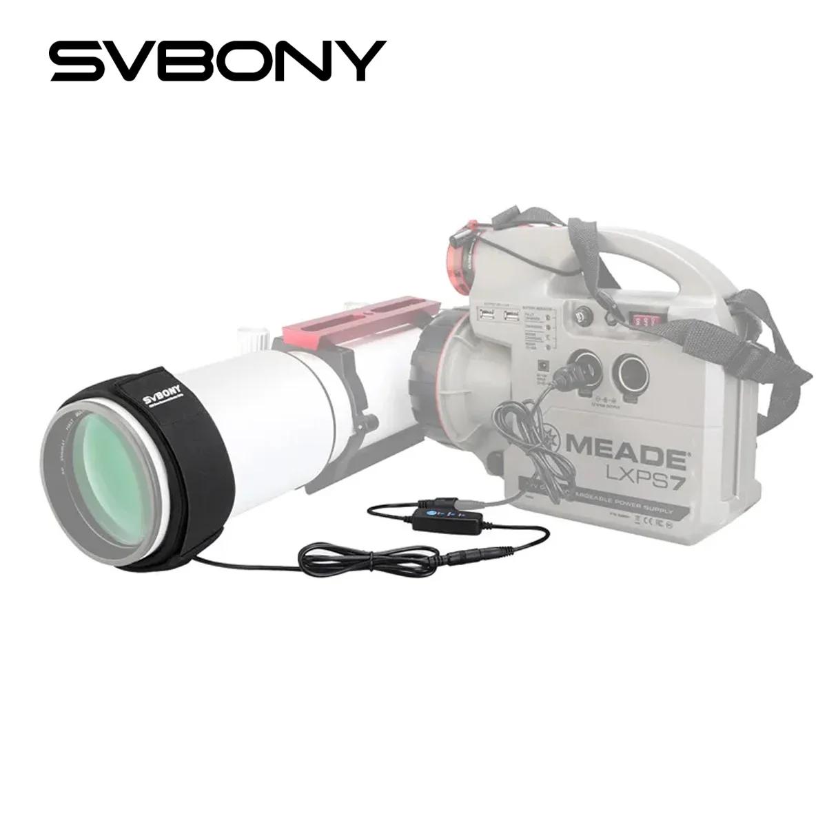 SVBONY Black Dew Heating Strip 12V 480mm / 560mm pour télescope astronomique / objectif reflex de ca