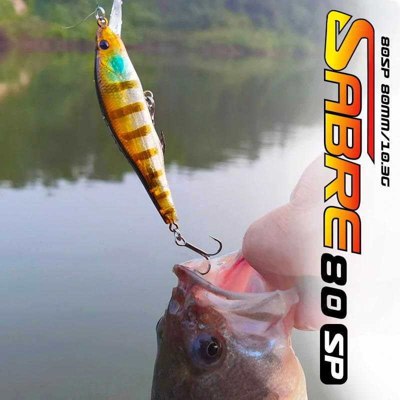 TSURINOYA 80SP suspendu vairon 80mm 10.3g leurre de pêche sabre longue coulée artificielle dur appât