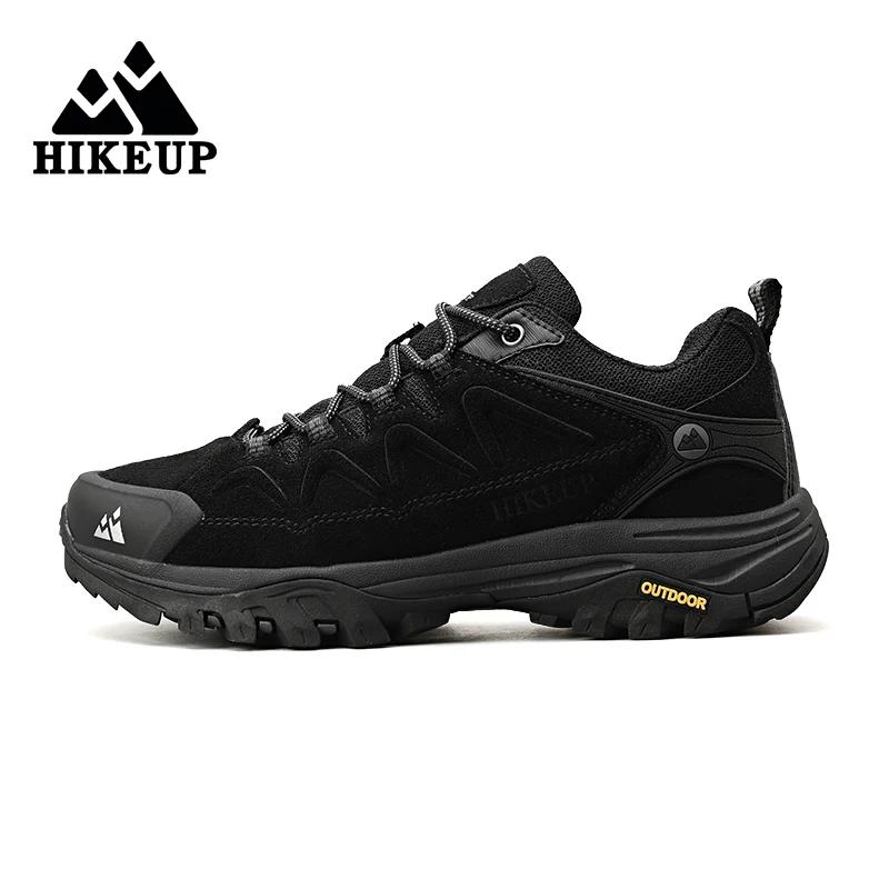 HIKEUP-Chaussures de Randonnée en Cuir pour Homme, Baskets de Trekking Touristique, d'Escalade, de J