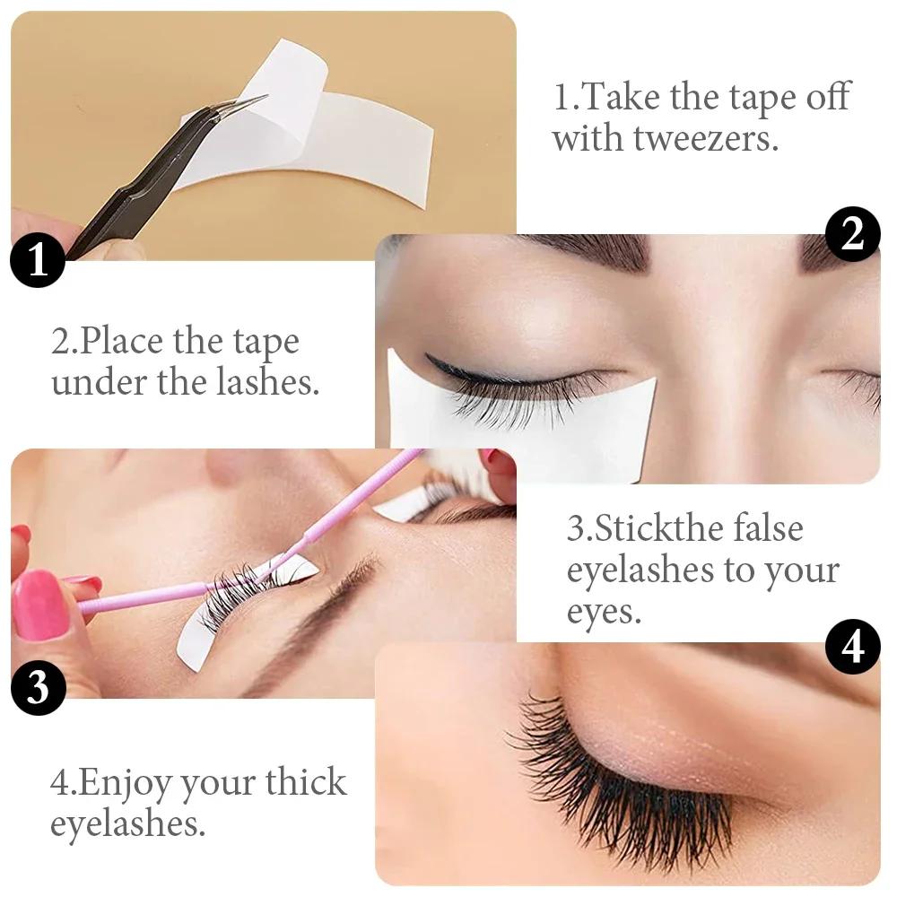 Rouleau de bandes adhésives pour les yeux, 110 pièces/rouleau, patchs sous les yeux, tampons en Gel