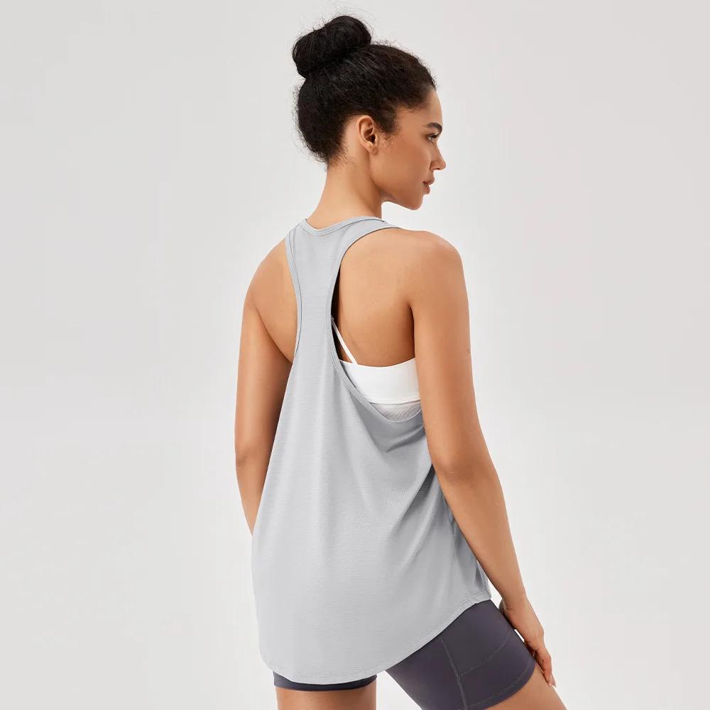 T-shirt sport femme respirant séchage rapide - Yoga fitness été - Vêtement entraînement confortable