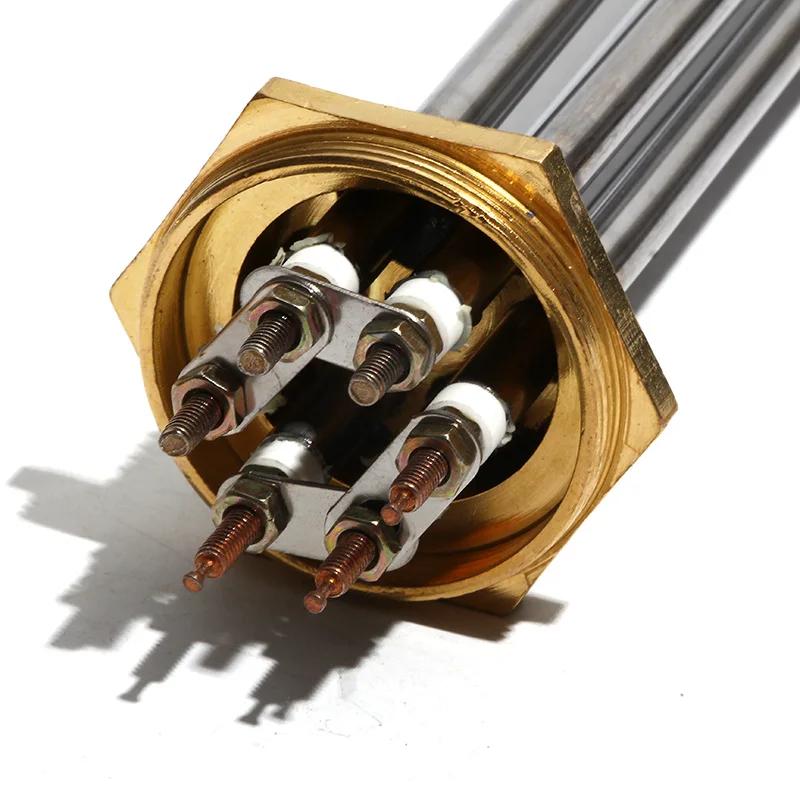 LUJINXUN-Chauffe-eau à immersion industrielle, 152 Chr40/1.5 ", 47mm, filetage cuivre, 220V, 3-12kW,