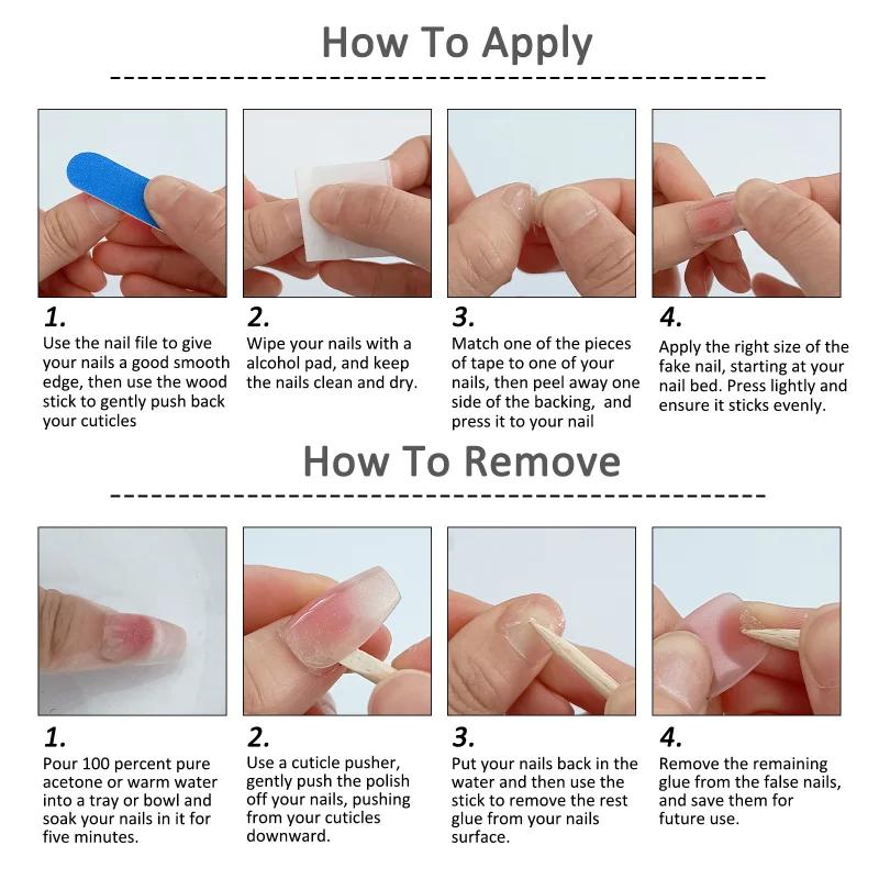 10pc oeil de chat amande à la main presse sur les ongles bleu clair arc faux ongles faux ongles ongl