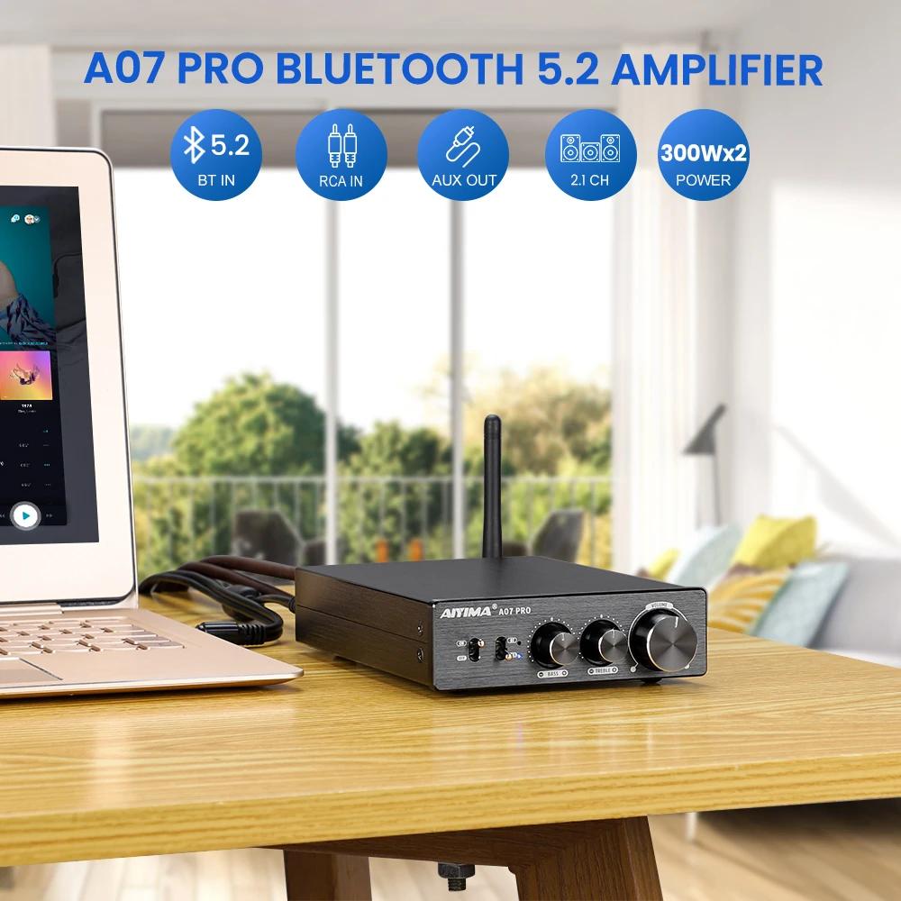 Amplificateur audio AIYIMA TPA3255 Bluetooth Amplify A07 A07 PRO A07 MAX Amplificateur de son 2.0 St