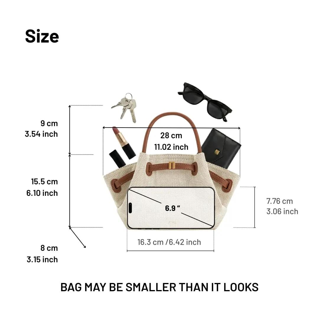 Sac bandoulière grand format en toile et cuir végétalien marron de haute qualité JW PEI pour femme,
