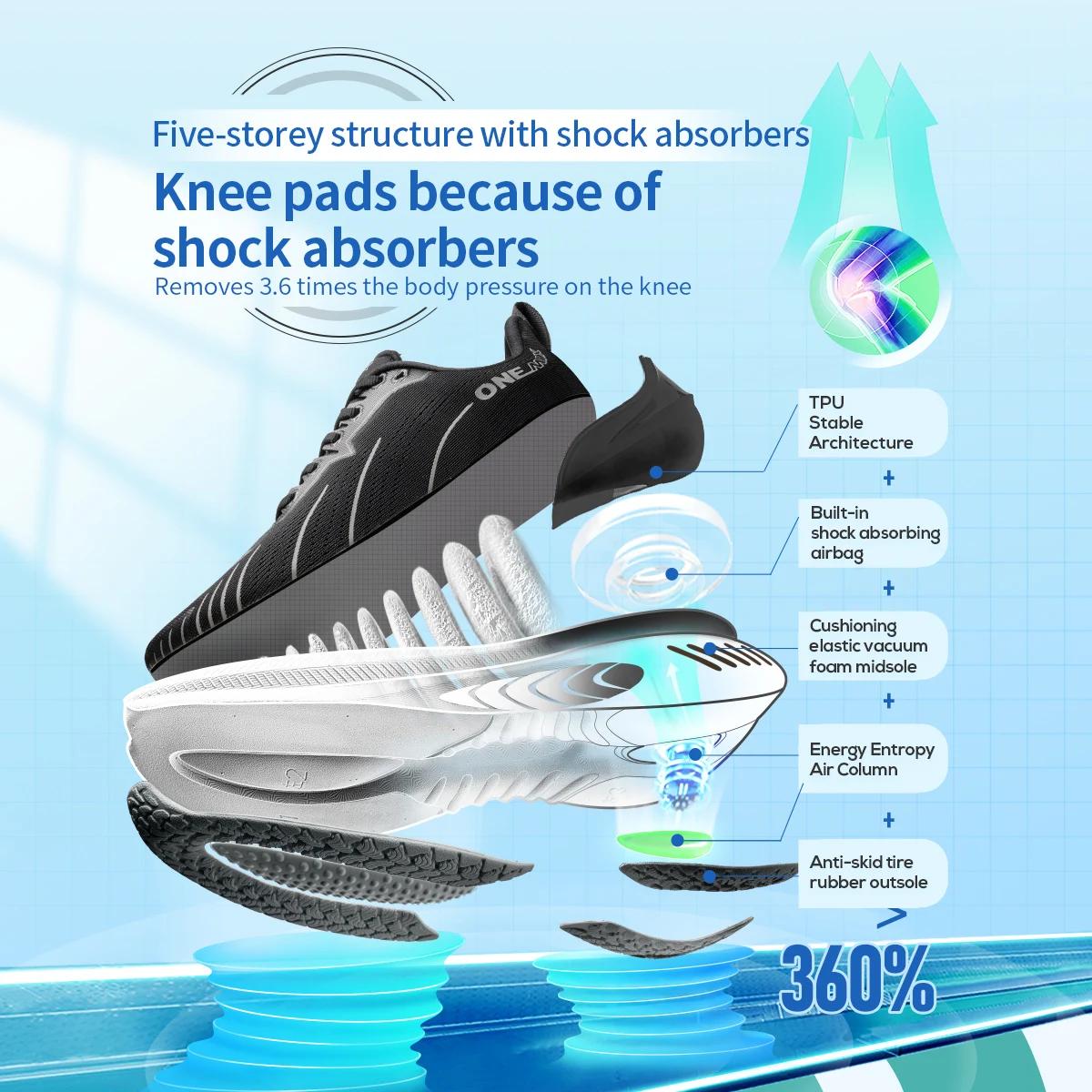 ONEMIX-Chaussures de course à lacets pour hommes et femmes, baskets de sport, d'athlétisme, d'extéri