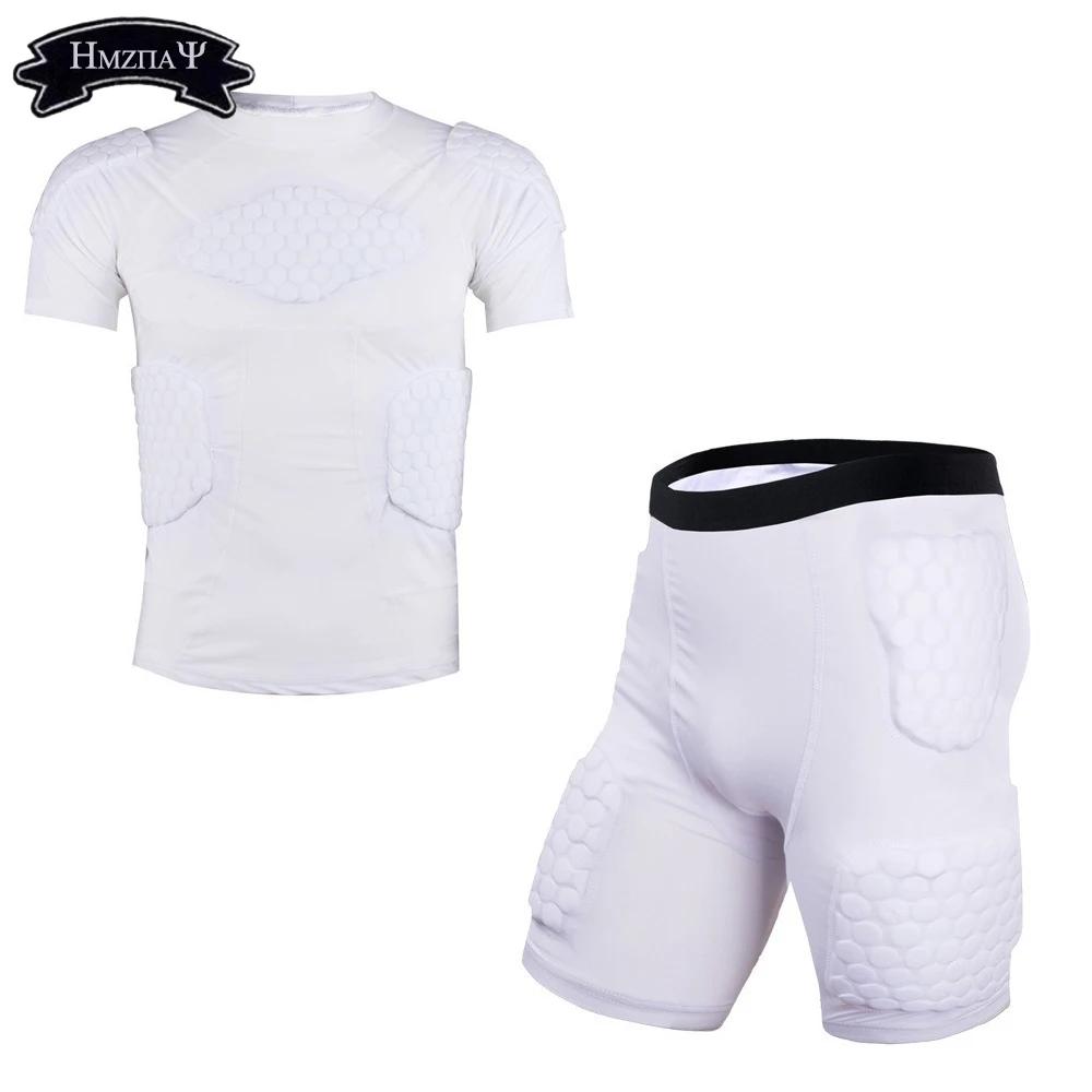 T-shirt et short de sport protection anti-collision - Équipement football cyclisme avec accents d'abeille