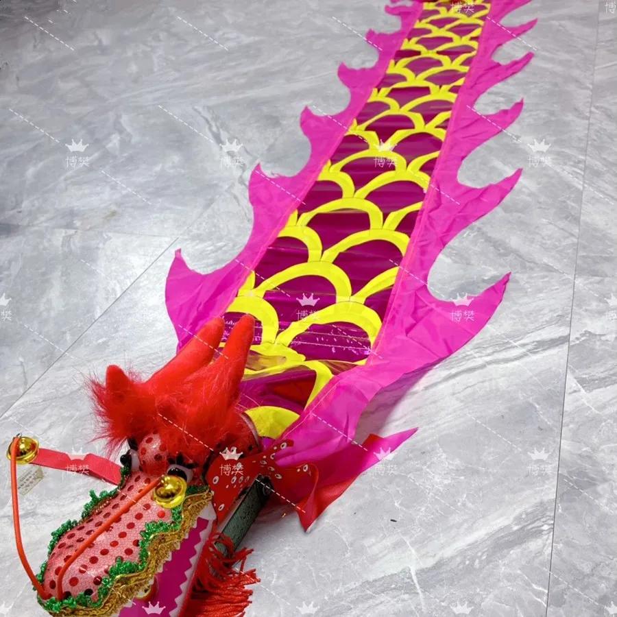 Jouets de danse du Dragon chinois pour enfants, 1.5/2/3/5 mètres, cadeaux de noël, Festival de danse