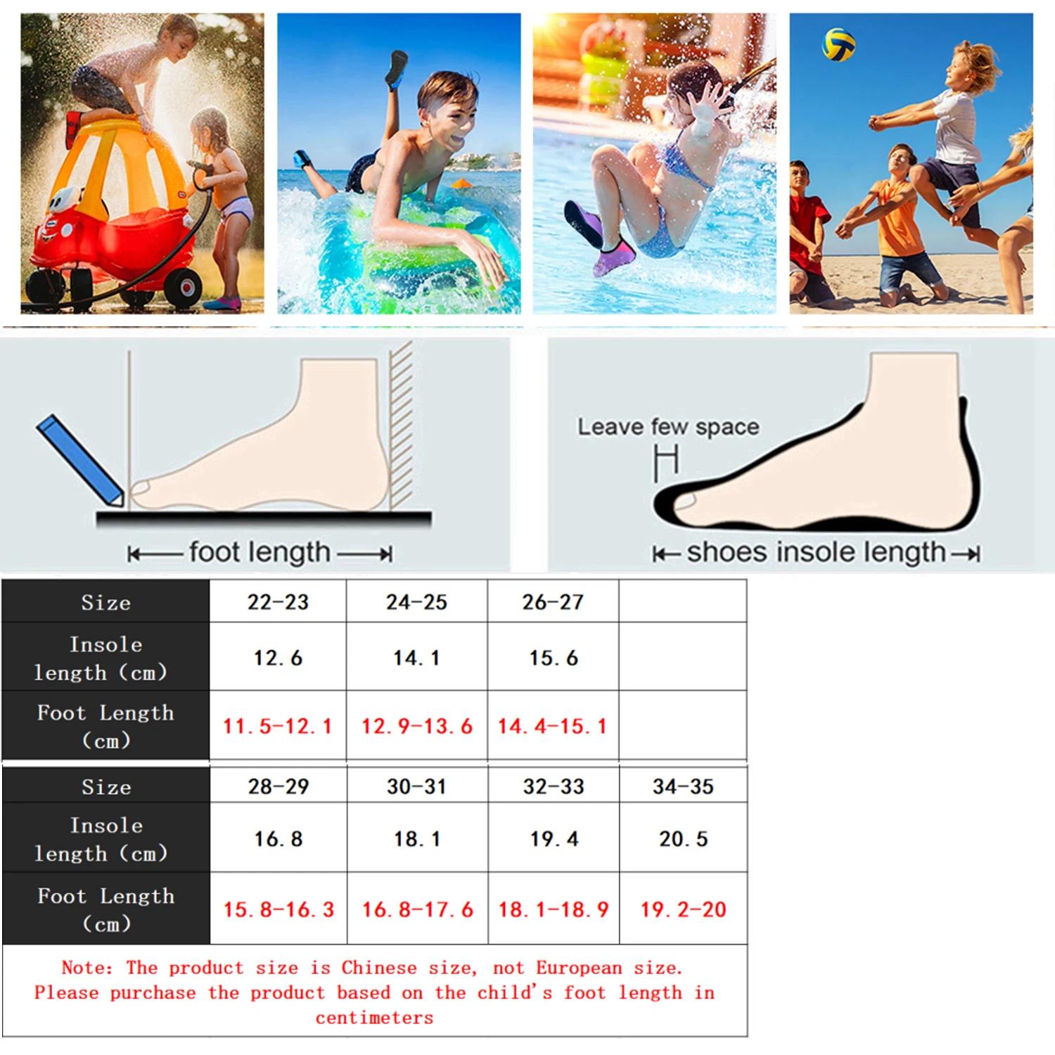Chaussons plage enfants antidérapants dinosaure - Natation yoga surf dessin animé activités aquatiques