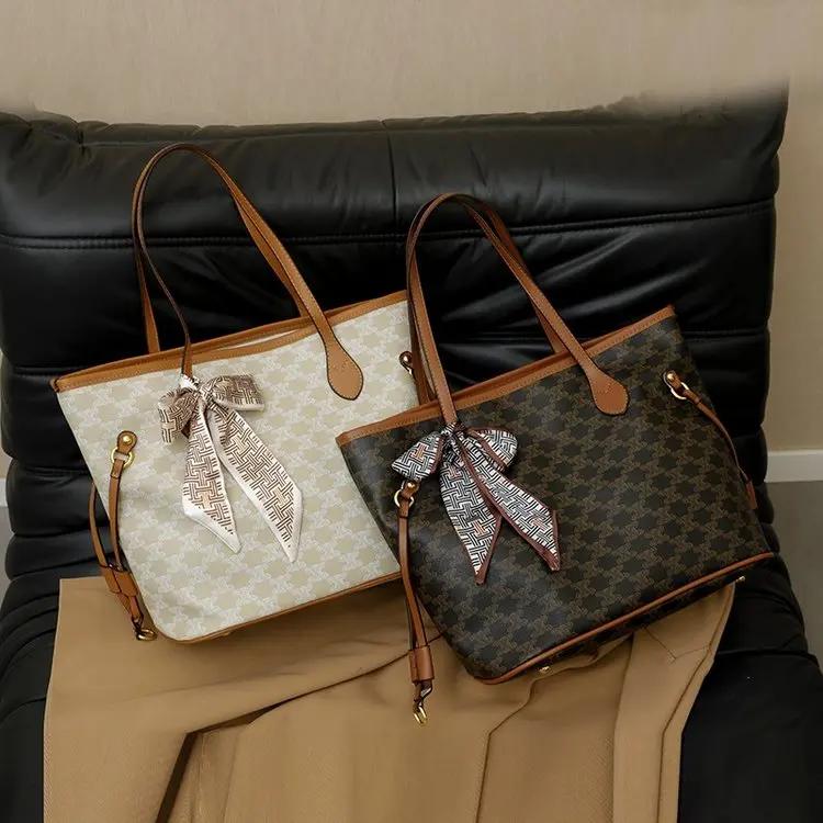 Sac à main en cuir de créateur pour femme, sac à bandoulière de luxe grande capacité, élégant sac à