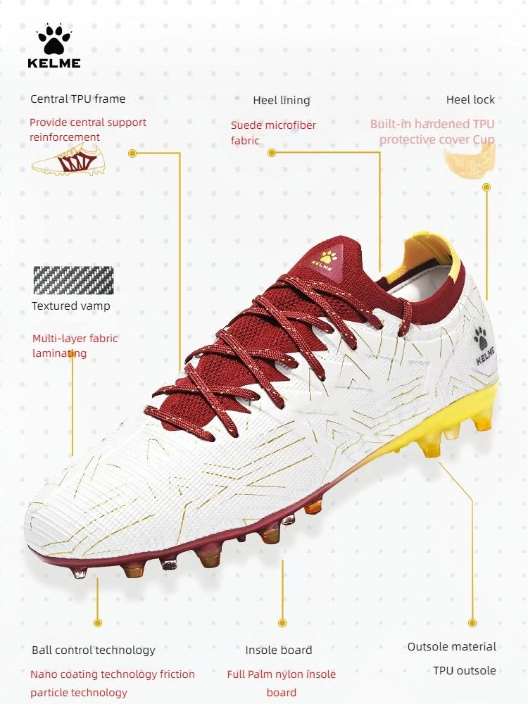 Bottes de football KELME maladie électrique 3.0 - Chaussures à pointes courtes match entraînement professionnel MG