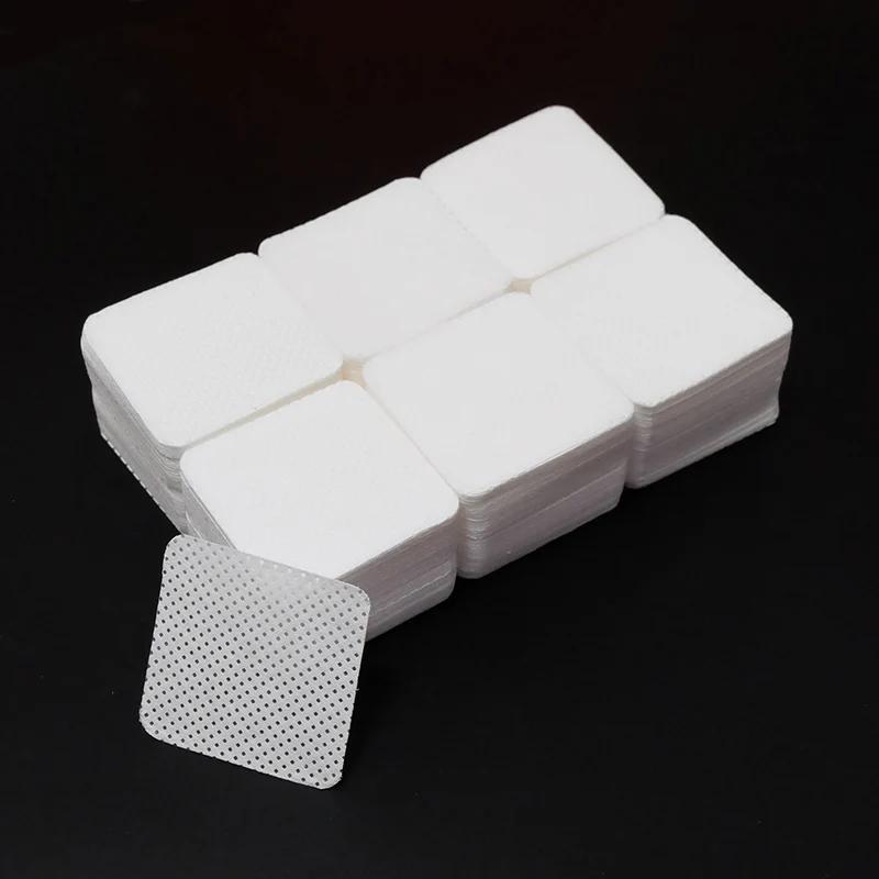 Lingettes pour ongles non pelucheuses, dissolvant de vernis à ongles, colle pour Extension de cils,