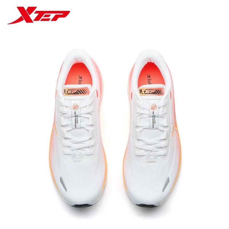 Xtep Tancheng-Chaussures de course professionnelles pour hommes, baskets en maille respirante, absor