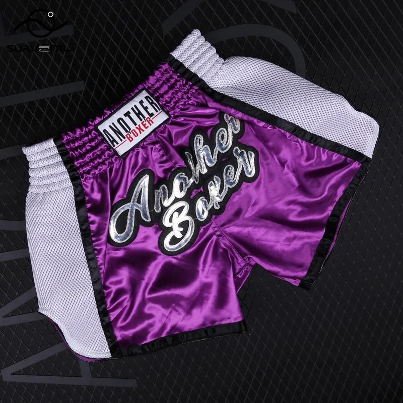 Short de boxe Muay Thai pour hommes et femmes, enfants, rose, entraînement, déclinaison, pantalon de