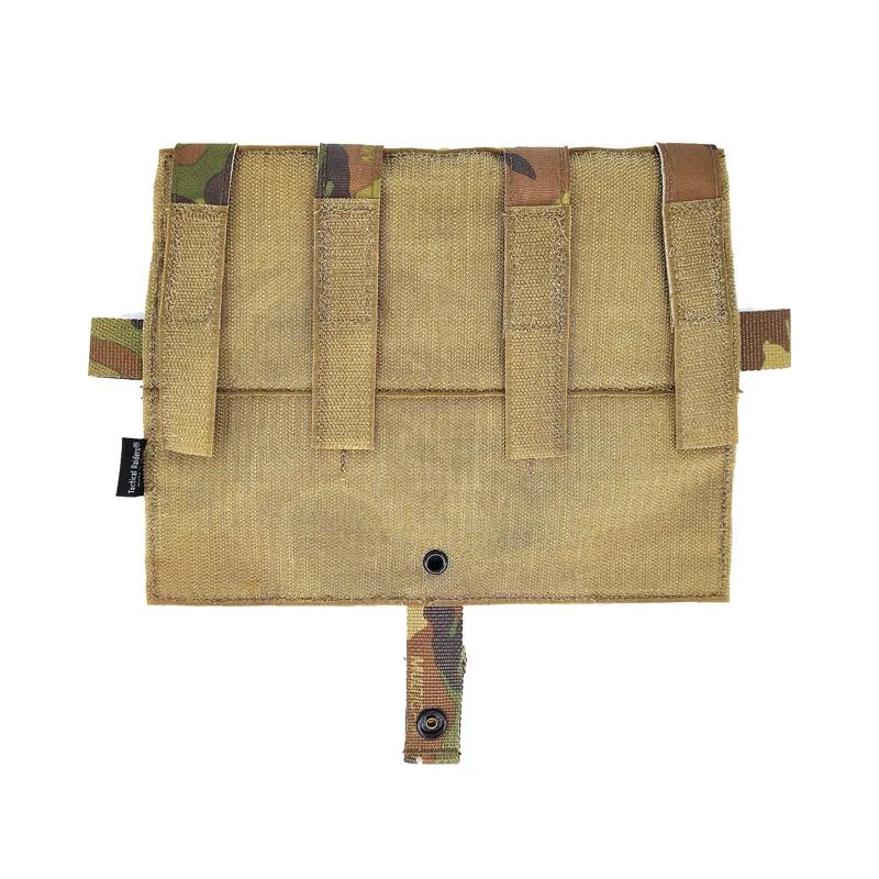 Dulfigured-Poudres de panneau MOLLE TRI pour AVS JPC2.0, panneau avant amovible, triple chargeur, po