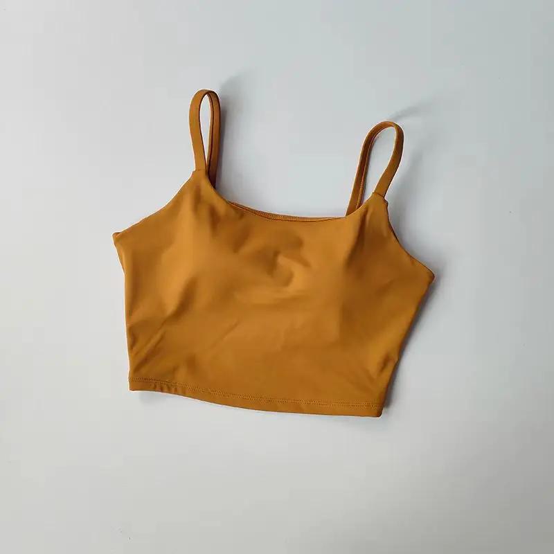 Soutien-gorge de sport respirant pour femmes, haut de fitness, soutien-gorge de sport push up, couss