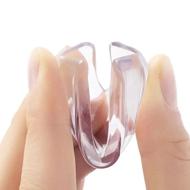 Protecteur de table en silicone souple et transparent pour enfants, anti-collision, coin de table, c