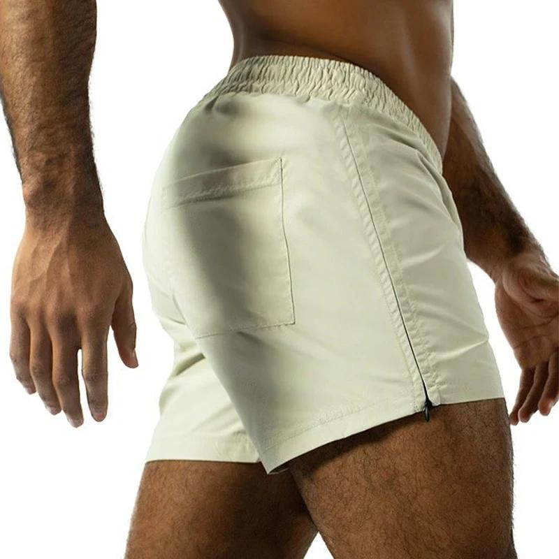 Shorts de sport d'été pour hommes, sweat-shirt à séchage rapide, bas de course, de plage, de Jogging