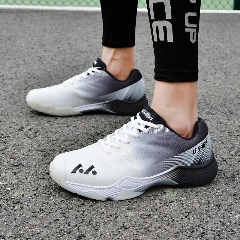 Chaussures de badminton originales pour hommes, baskets d'extérieur de haute qualité, grande taille,