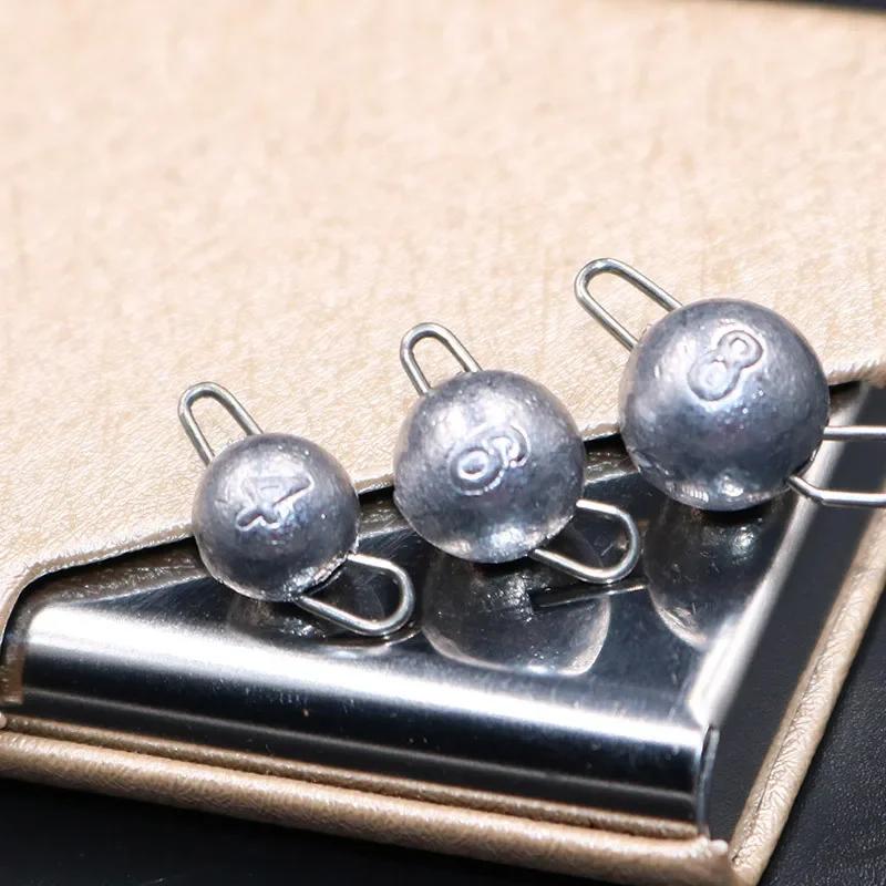 10 pièces/lot pêche Cheburashka plombs gabarit tête balle poids plomb plomb pour leurre souple chang
